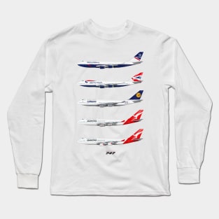 747 Operators Long Sleeve T-Shirt